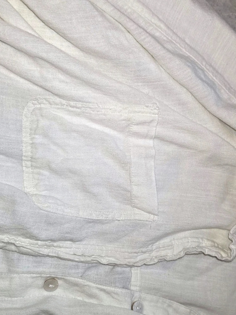 American Eagle White Button Down Shirt - Picture 4 of 4
